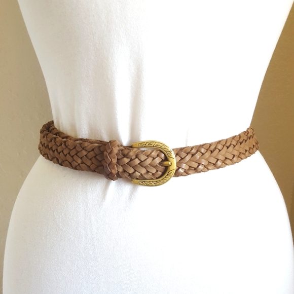 Cole Haan Woven Leather Braided Belt